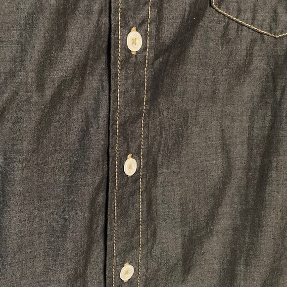 A2Z New York chambray button down shirt with contrast stitching 2XL - Picture 5 of 8